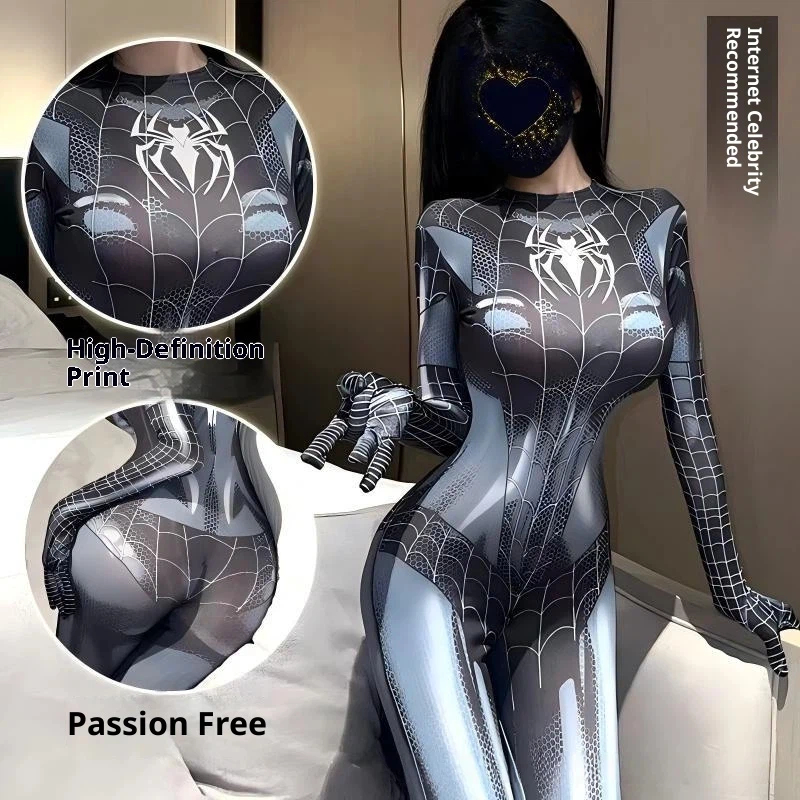 Uniform Temptation·Spider-Man Bodysuit COS Set