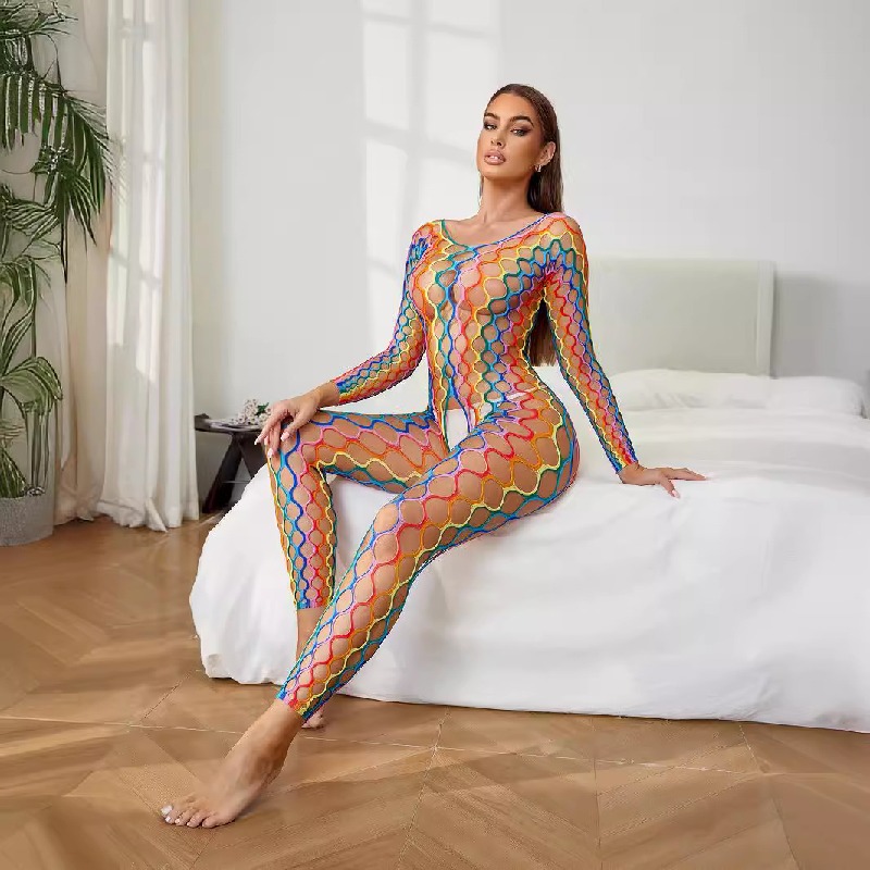 Chromatic Scales Sheer Catsuit